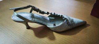 Zapatos de fiesta Gino Vaello Talla 36 Plata