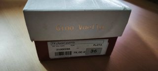 Zapatos de fiesta Gino Vaello Talla 36 Plata