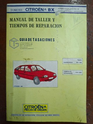 Manual Taller Citroën BX (1985)