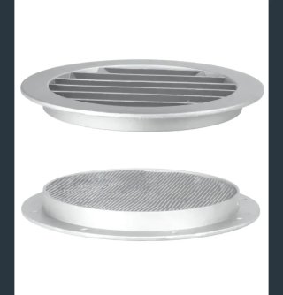 X2 Rejillas Ventilación Redondas