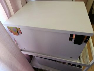 2 Mesitas Colgantes Blancas