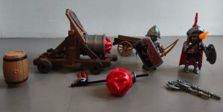 Playmobil Pack Caballeros Dragón y León