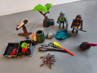 Playmobil Pack Caballeros Dragón y León