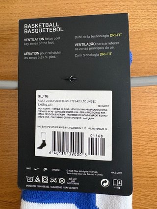 Calcetines Nike Elite Cushioned Baloncesto