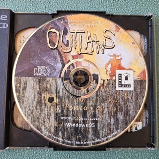 Outlaws LucasArts 2 CD 1997 jewel case