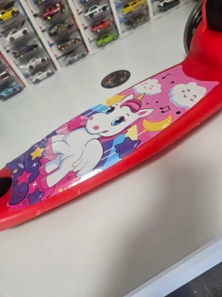 Patinete Infantil Unicornio Plegable