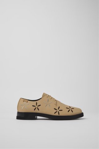 Camper Twins Zapatos Vestir Beige Mujer