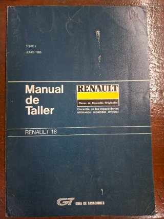 Manual Taller Renault 18 (Junio 1986)