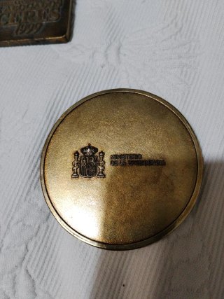 Lote 3 medallas conmemorativas vintage
