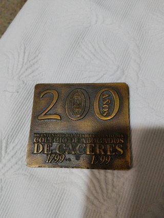 Lote 3 medallas conmemorativas vintage