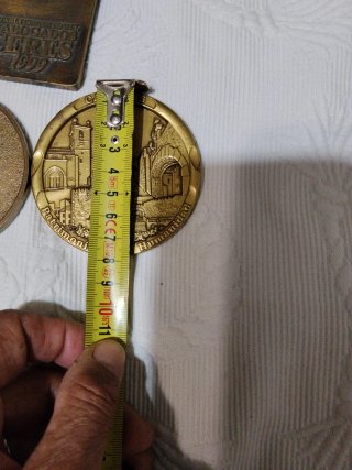 Lote 3 medallas conmemorativas vintage