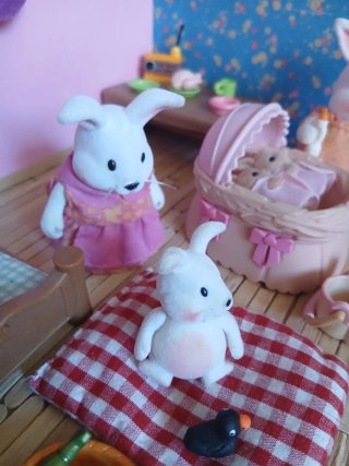 Casa Sylvanian Families conejos