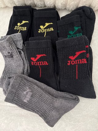 7 Pares Calcetines Puma y Joma Talla Única