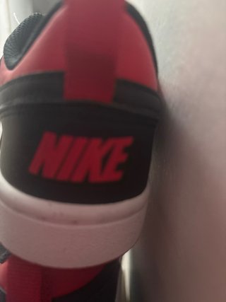 Nike Deportivas Niño Negro/Rojo