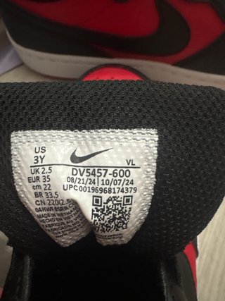 Nike Deportivas Niño Negro/Rojo
