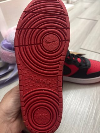 Nike Deportivas Niño Negro/Rojo