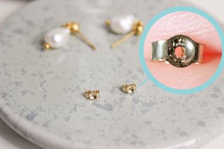 Orecchini oro e perle di fiume