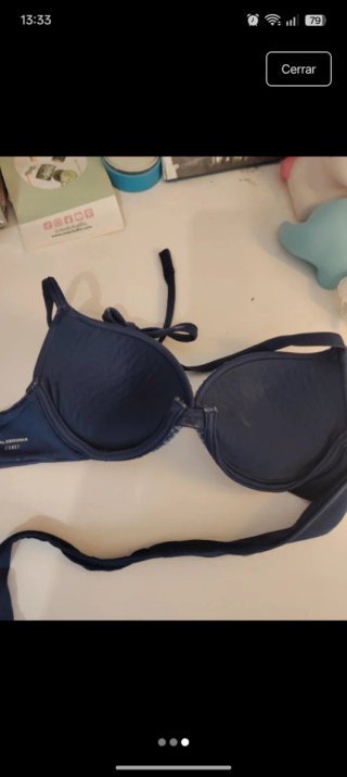 Bikini con lentejuelas azul y plateado
