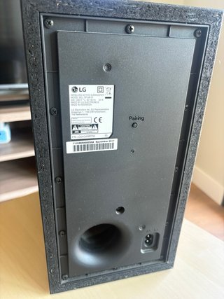 Barra Sonido LG + Subwoofer Negro