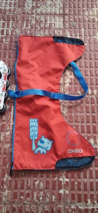 Patines en línea Oxelo azules y rojos