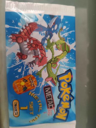 Pokemon Metal Tag Set 1 Sellado E-Max 2006