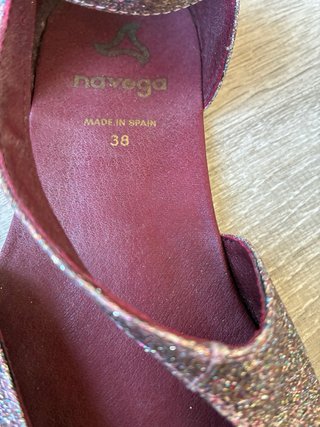 Bailarinas / merceditas barefoot glitter fiesta