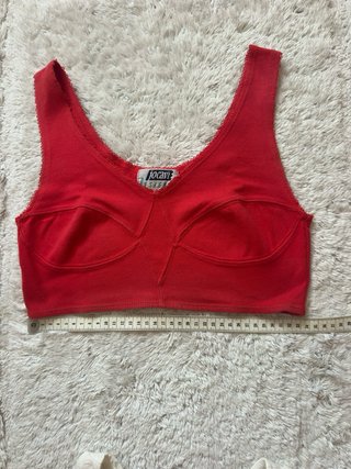 Crop top rojo y blanco Jocavi y sport América