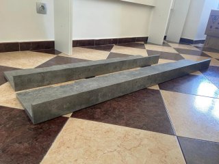 Juego de 2 estanterías