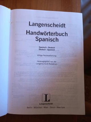 Langenscheidt Handwörterbuch Spanisch