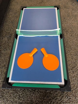 Mesa Multijuegos. Futbolín-Ping Pong-Hockey-Billar