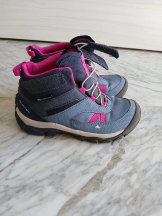 Botas senderismo niña azul y rosa talla 31