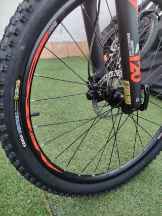 Bicicleta doble suspensión  Talla M rueda 26