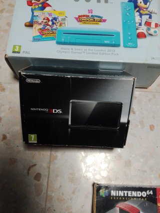Lote Cajas Nintendo Wii, 3DS y expansion pak N64