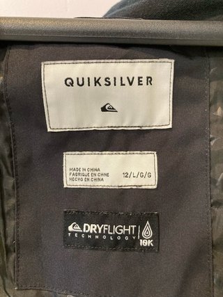 Anorak Quiksilver Snow Talla 12