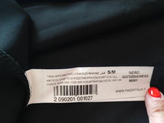 Gonna asimmetrica nera