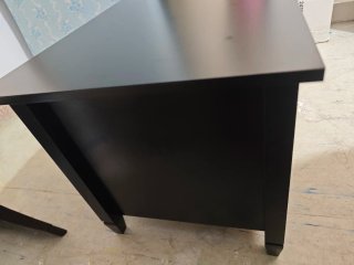 Mesa de centro elevable negra