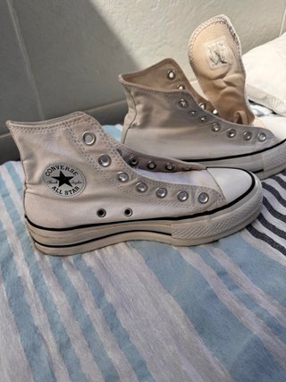 Converse Chuck Taylor Lift Plataforma Blancas