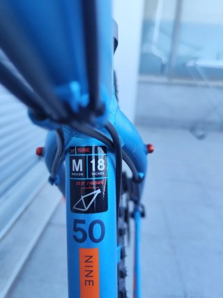 Bicicleta Montaña Felt Azul/Naranja