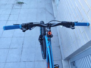 Bicicleta Montaña Felt Azul/Naranja
