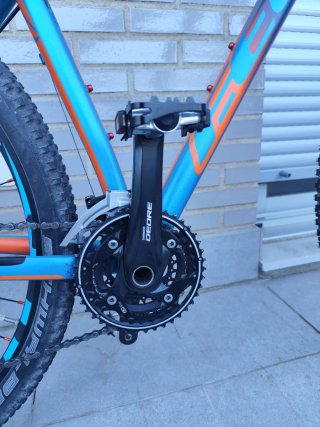 Bicicleta Montaña Felt Azul/Naranja
