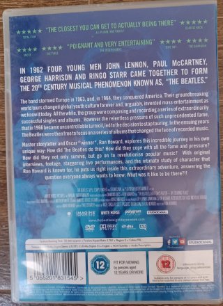 DVD The Beatles: Eight Days a Week (Ron Howard)