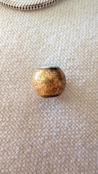 Pandora Charm Dorado y Plateado