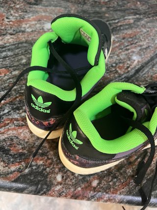 Zapatillas Adidas Hombre Negras y Verdes