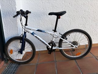 Bicicleta Rockrider ST100 20 Blanca
