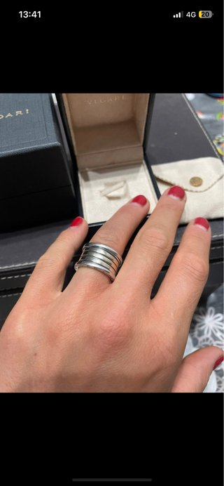 Anillo Bvlgari B.zero1 4 bandas Talla 54