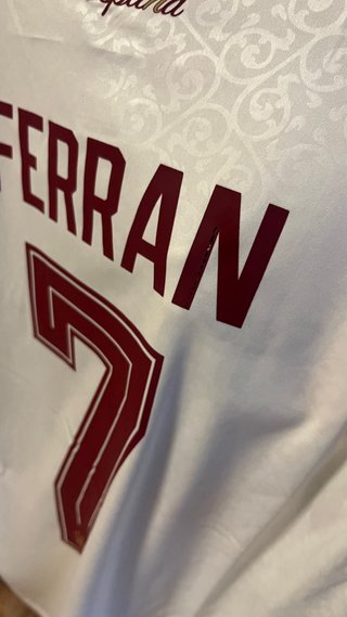 Camiseta España Ferran 7 con 2 estrellas