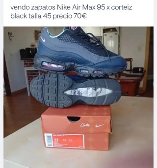 Nike Air Max 95 x Corteiz Talla 45