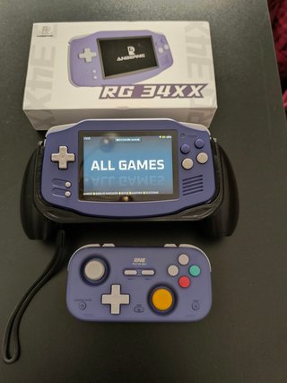 Anbernic RG34XX + Grip + Kingston 64GB