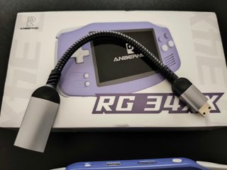 Anbernic RG34XX + Grip + Kingston 64GB