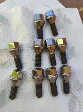 10 tornillos de rueda Renault
